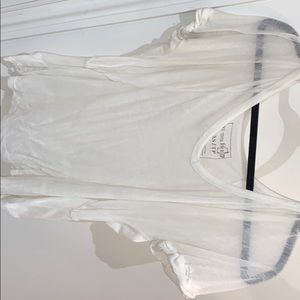 Free People White Tee